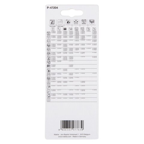 Makita P-47204 Stichsägeblatt BIM MG31 EN