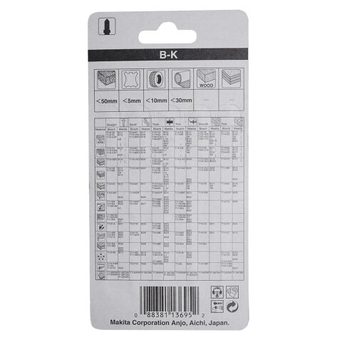 Makita A-80416 Stichsägeblatt B-K Messer HCS EN