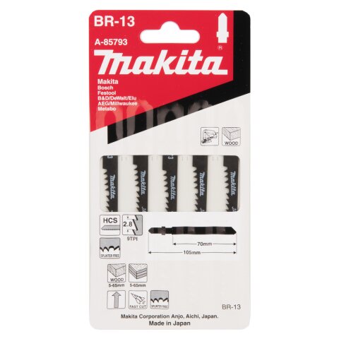 Makita A-85793 Stichsägeblatt BR-13 EN