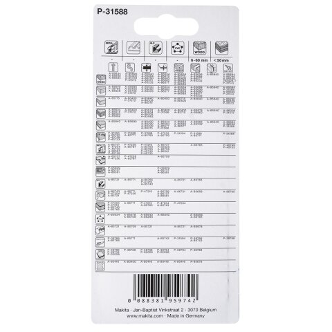 Makita P-31588 Stichsägeblatt HGS14BI