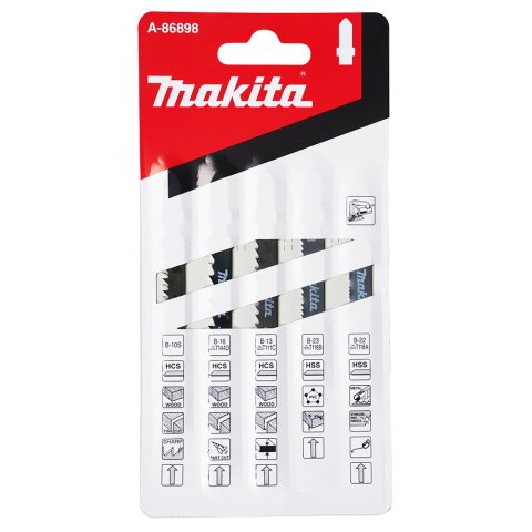 Makita A-86898 Stichsägeblatt Sortiment