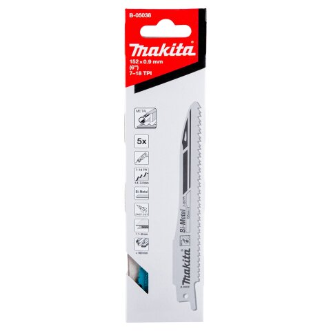 Makita B-05038 Reciproblatt BIM 152/7-18Z 5St EN