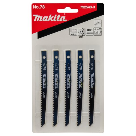Makita 792543-3 Reciproblatt Nr.78 EN