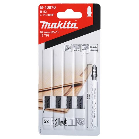 Makita B-10970 Stichsägeblatt B-53 Laminat EN