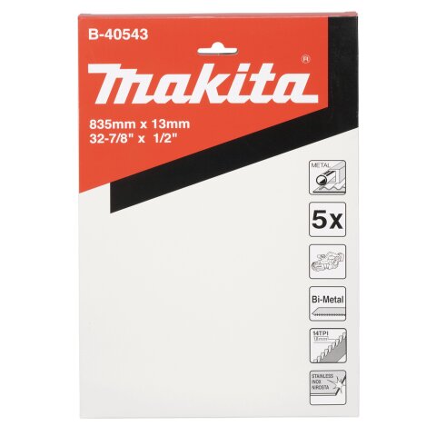 Makita B-40543 Bandsägeblatt 14Z " BIM 5Stk