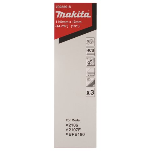 Makita 792559-8 Bandsägeblatt 18Z " 3Stk EN