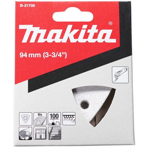 Makita B-21705 Delta-Schleifpapier Farbe K100