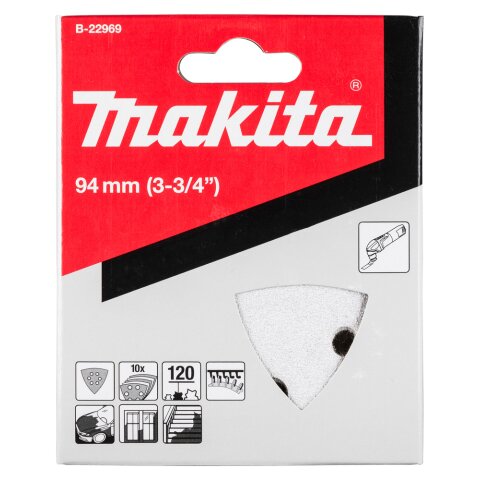 Makita B-22969 Delta-Schleifpapier Farbe K120 EN