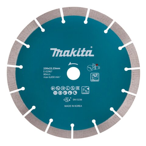 Makita E-02967 Diamanttrennscheibe 230mm Beton EN