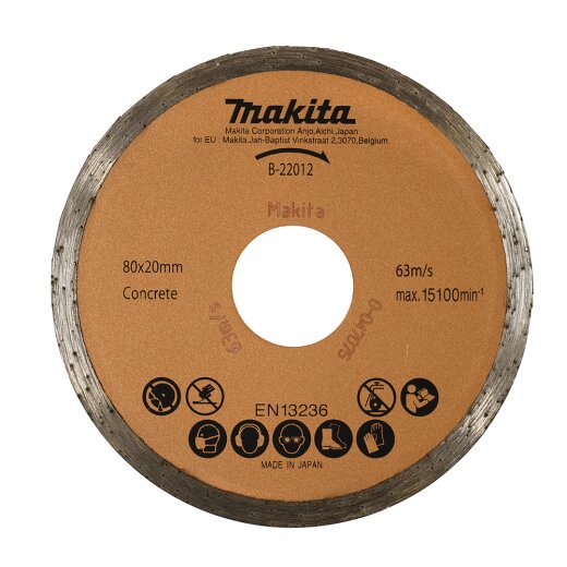 Makita B-22012 Diamantsch. 80mm Beton EN