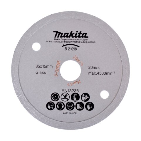Makita B-21098 Diamanttrennscheibe 85x15mm Nass EN