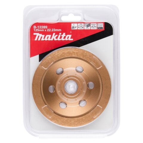 Makita B-12289 Schleiftopf 125mm fein EN