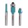 Makita D-30209 Fräser-Set 3Stk EN