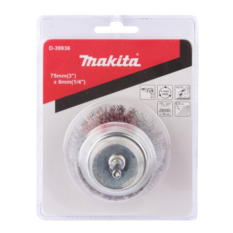 Makita D-39936 Topfbürste 75mm