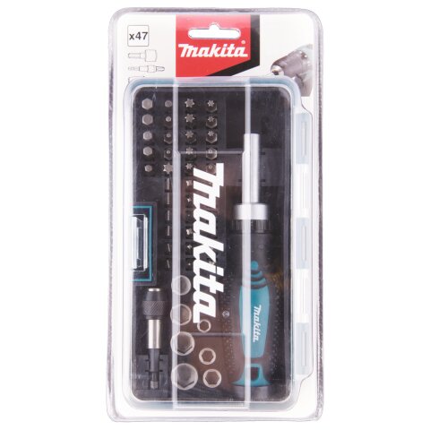 Makita B-36170 Ratschen + Bit-Set 47tlg EN