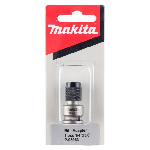 Makita P-05963 Bit-Adapter 3/8"4KT - 1/4" 6KT