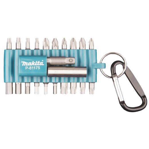 Makita P-81175 Bit-Set mit Karabiner 22-tlg. EN
