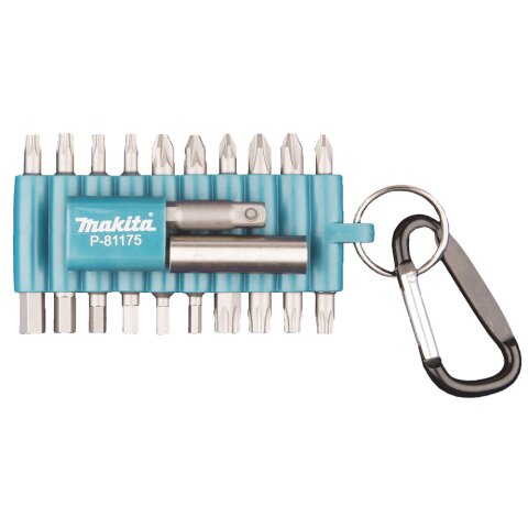 Makita P-81175 Bit-Set mit Karabiner 22-tlg. EN