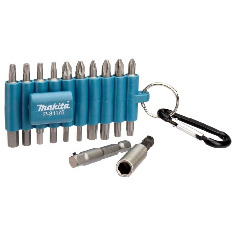 Makita P-81175 Bit-Set mit Karabiner 22-tlg. EN
