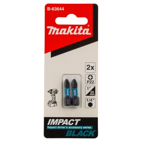 Makita B-63644 PZ Bit 2x25 2Stk EN