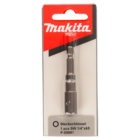 Makita P-05991 Steckschlüssel 1/4" SW1/4"
