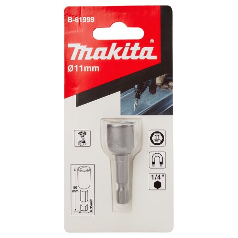 Makita B-61999 Steckschlüssel 1/4" SW11 EN