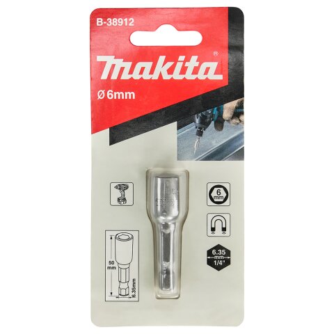 Makita B-38912 Steckschlüssel 1/4" SW6