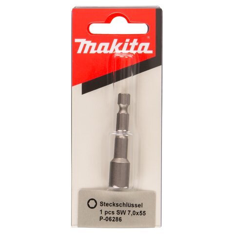 Makita P-06286 Steckschlüssel 1/4" SW7