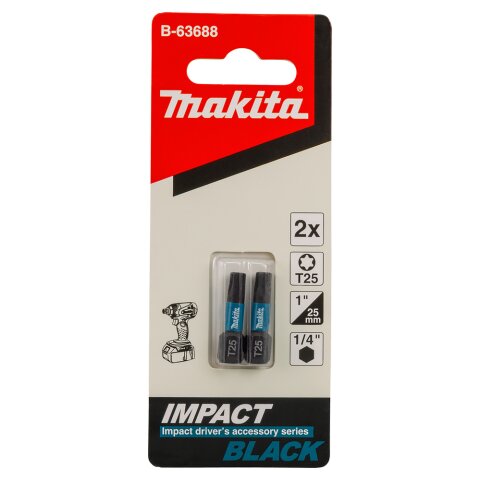 Makita B-63688 Bit T25x25mm 2Stk. EN