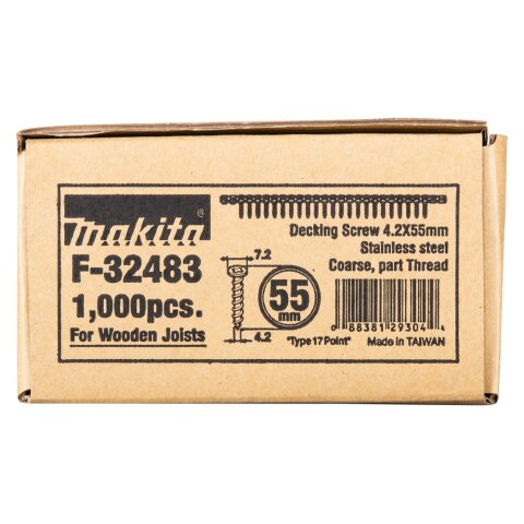 Makita F-32483 Spanplattenschr. Inox 4,2x55mm EN