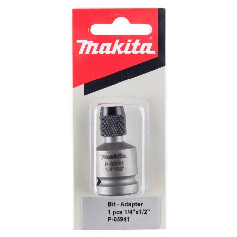 Makita P-05941 Bit-Adapter 1/2"4KT - 1/4" 6KT