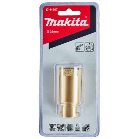 Makita D-44507 Diamant-Hohlbohrkrone 32mm M14
