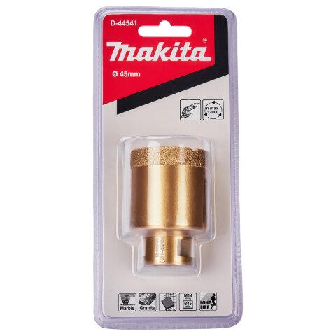 Makita D-44541 Diamant-Hohlbohrkrone 45mm M14