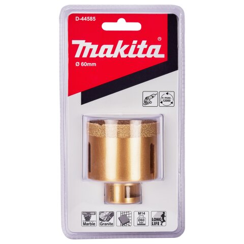 Makita D-44585 Diamant-Hohlbohrkrone 60mm M14