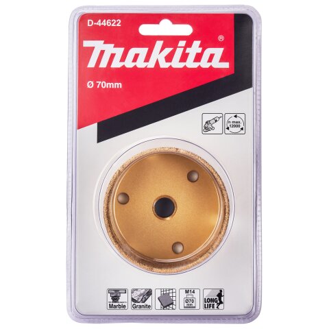 Makita D-44622 Diamant-Hohlbohrkrone 70mm M14 EN