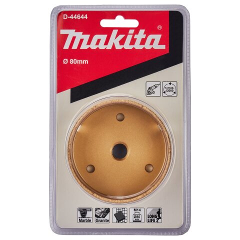 Makita D-44644 Diamant-Hohlbohrkrone 80mm M14 EN