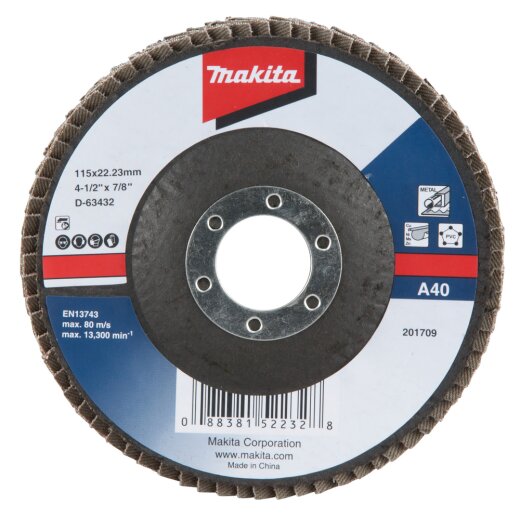 Makita D-63448 Fächerschleifscheibe 115mm A60 EN