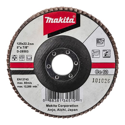 Makita D-28503 Fächerschleifsch. 125mm 60F EN