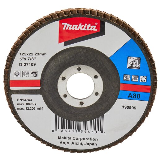 Makita D-27109 Fächerschleifscheibe 125mm A80