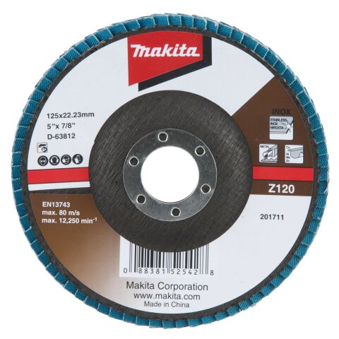 Makita D-63812 Fächerschleifscheibe 125mm Z120