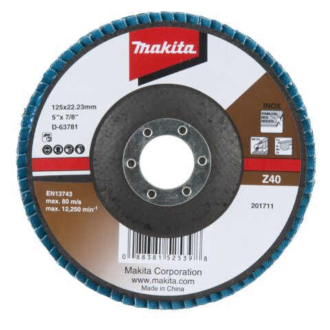 Makita D-63781 Fächerschleifscheibe 125mm Z40