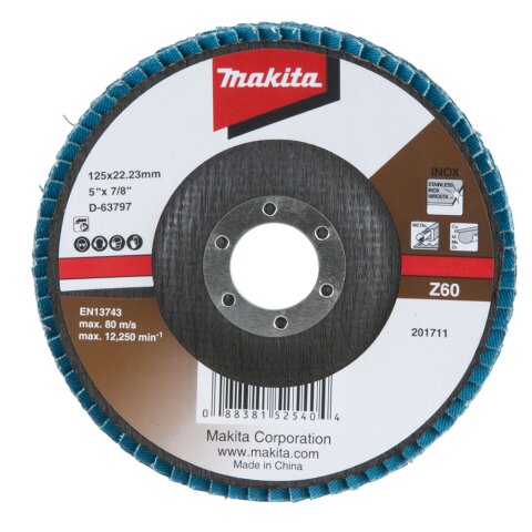 Makita D-63797 Fächerschleifscheibe 125mm Z60