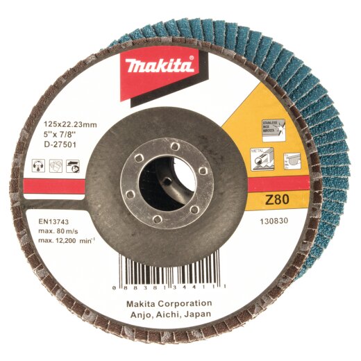 Makita D-27501 Fächerschleifscheibe 125mm Z80