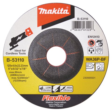 Makita B-53110 Schruppscheibe 125mm flexibel