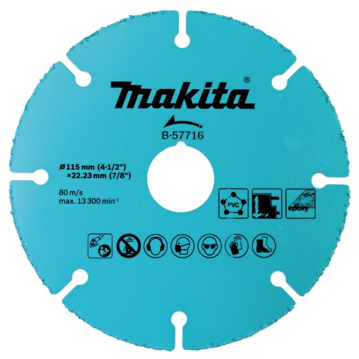 Makita B-57716 Trennscheibe 115mm Universal EN