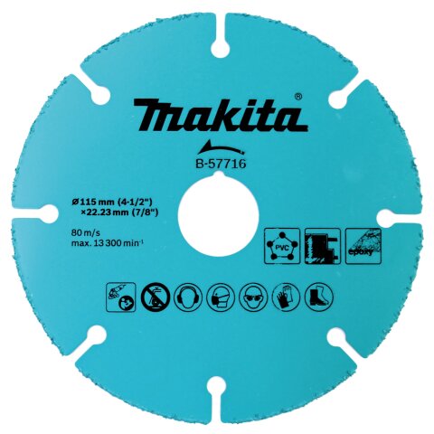 Makita B-57716 Trennscheibe 115mm Universal EN