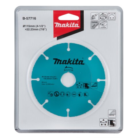 Makita B-57716 Trennscheibe 115mm Universal EN