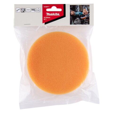 Makita D-62511 Polierpad Orange 125mm EN