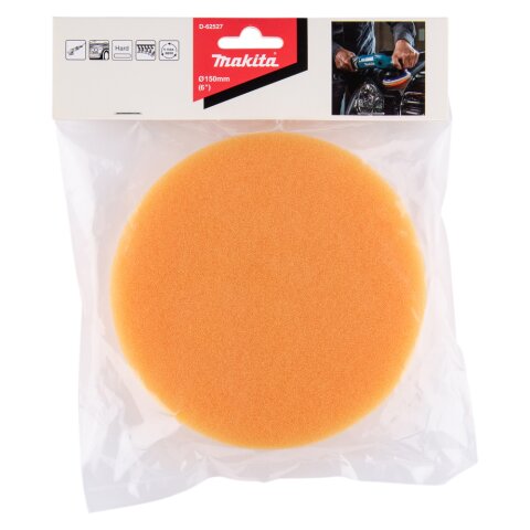 Makita D-62527 Polierpad Orange 150mm EN