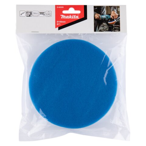 Makita D-62555 Polierpad Blau 150mm